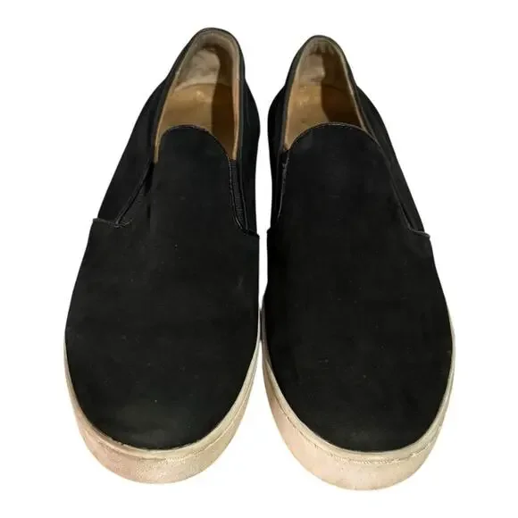 Vionic MIDI Black Suede Slip On Sneakers Women's Size 7 Comfort - Picture 3 of 8